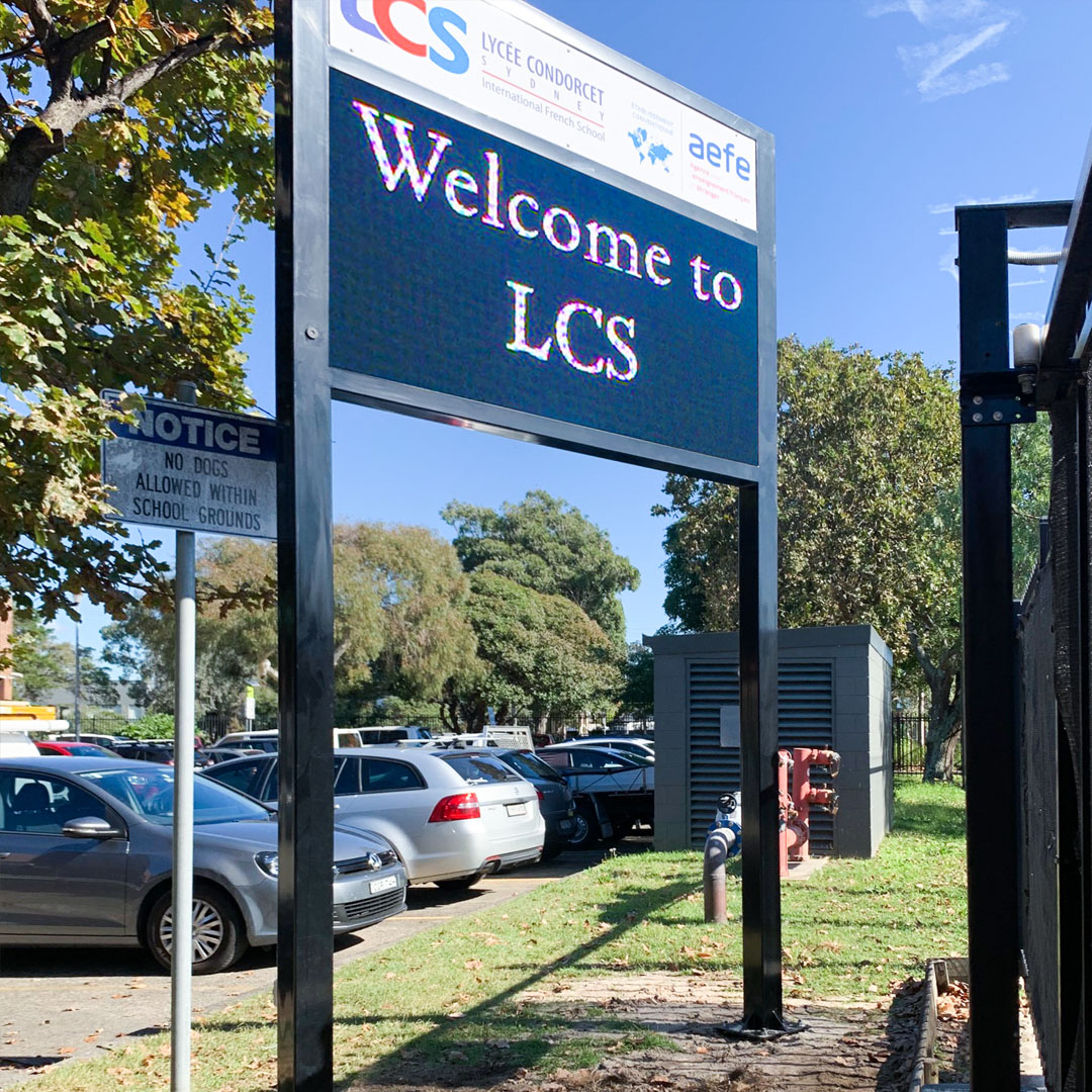 JDS LCS Outdoor LED School signage