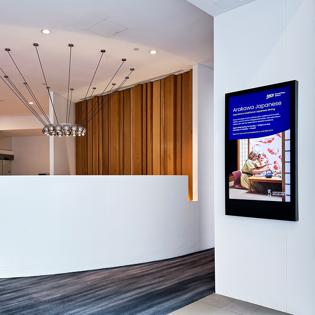 lcd displays for large venues in stock