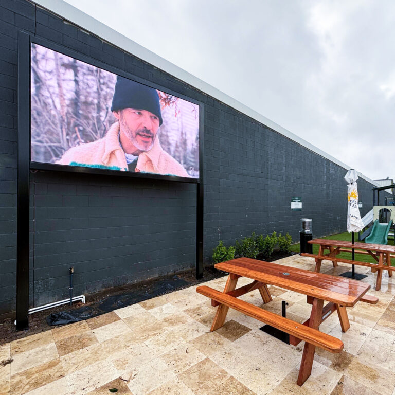 Outdoor LED digital signage for McGees Richmond, Australia