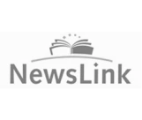 NewsLink logo: an open book with pages fanned above the word NewsLink.