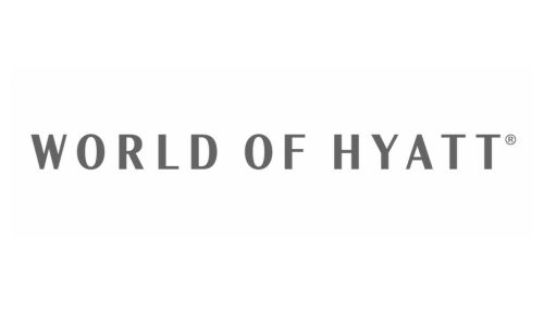 World of Hyatt brand logo with the wordmark in gray letters